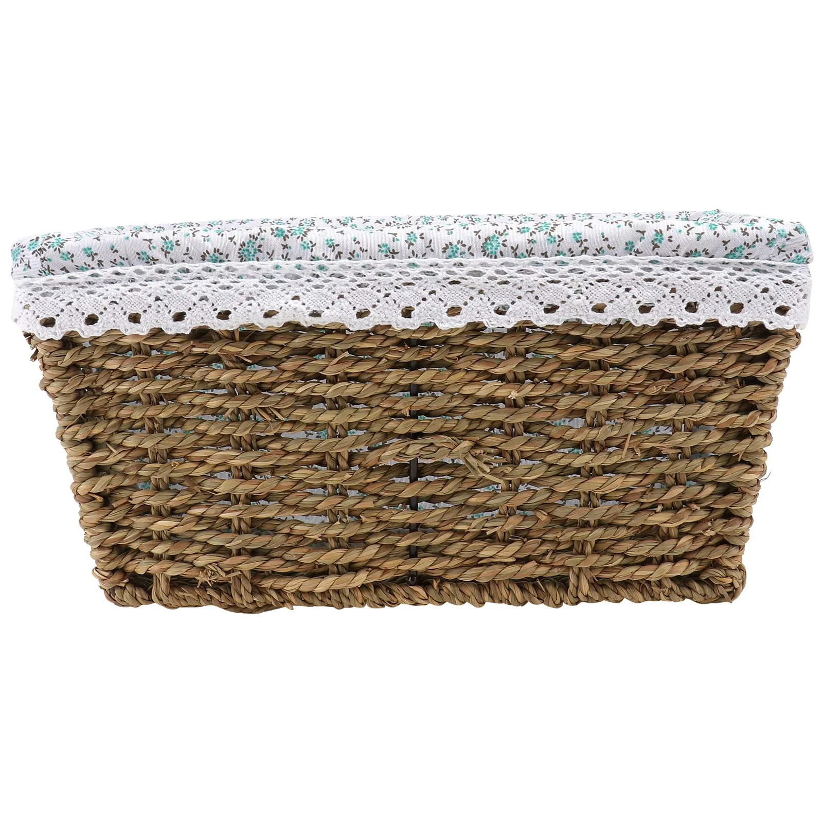 

Rattan Storage Woven Storage Box Natural Fiber Home Office School Sundries Organizer Compact Size Material