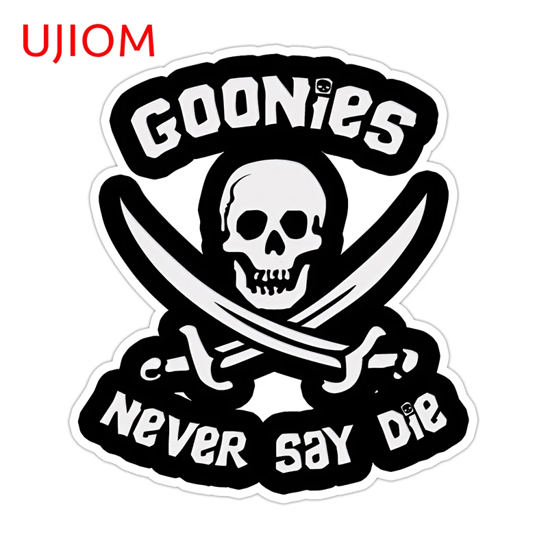 UJIOM Goonies Never Say Die Sticker Attractive Door Stopper Kitchens Accessories Customizable Personality Amusing Wallpapers