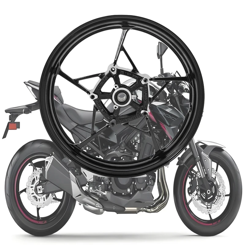 

Обод переднего колеса глянцевый черный для Kawasaki Z900 Z650 Ninja 650 17-24 23 обод переднего колеса rin delantero 17 дюймов x 3,5 дюйма обод колеса ﻿