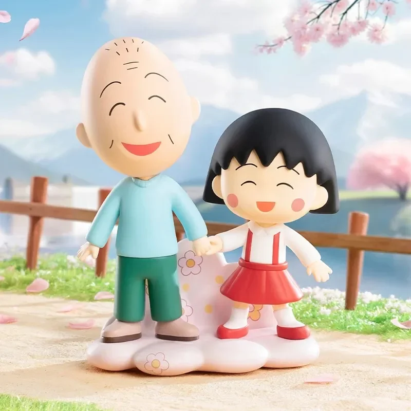 البوب مارت تشيبي ماروكو تشان الوقت معك سلسلة صندوق أعمى اللعب Kawaii أنيمي عمل الشكل كايكسا كاجا مفاجأة صندوق الغموض