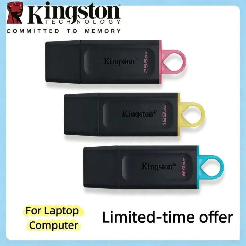 キングストン-64gb-128gb-256gb-usbフラッシュドライブ-ペンドライブ-dtx-ポケットusb-32-gen1-ミニキーusbフラッシュドライブ-メモリースティック-パソコン用