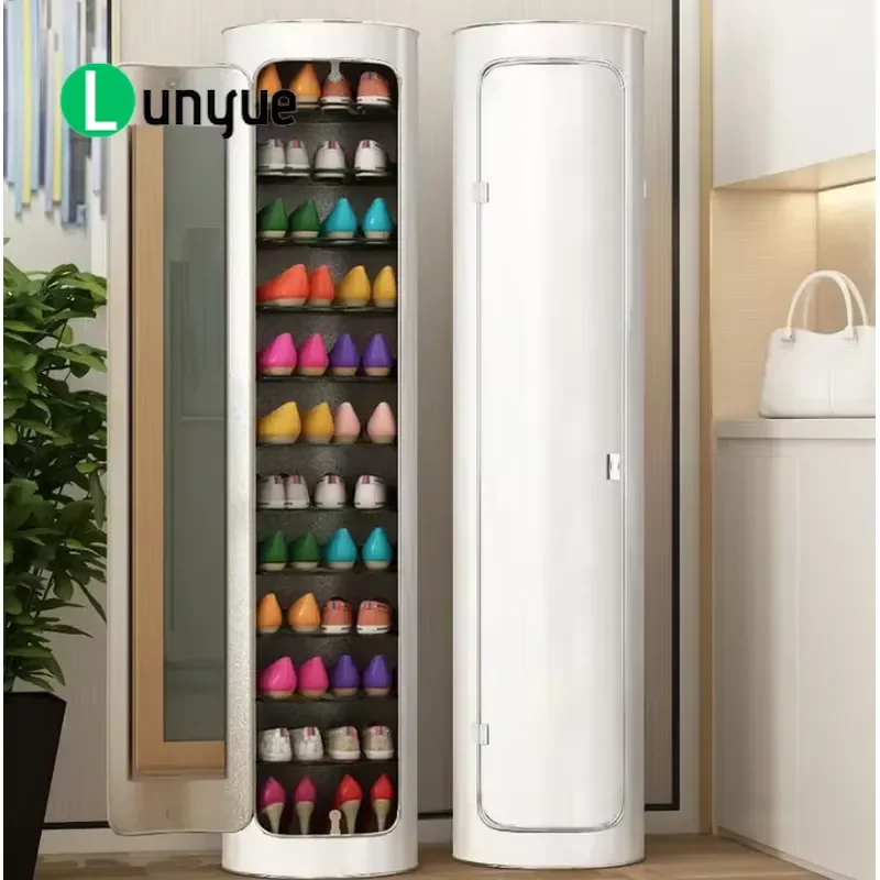 360 Degree Rotating Multi Layer Shoe Cabinet Large Capacity Intelligent Sterilization Disinfection System Home Storage