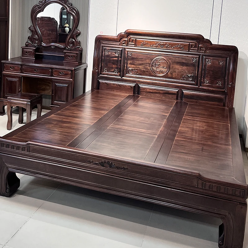 Mid century wooden double bed 180x200cm modern fashion Minimalism bedroom beds queen size luxury camas de dormitorio furniture