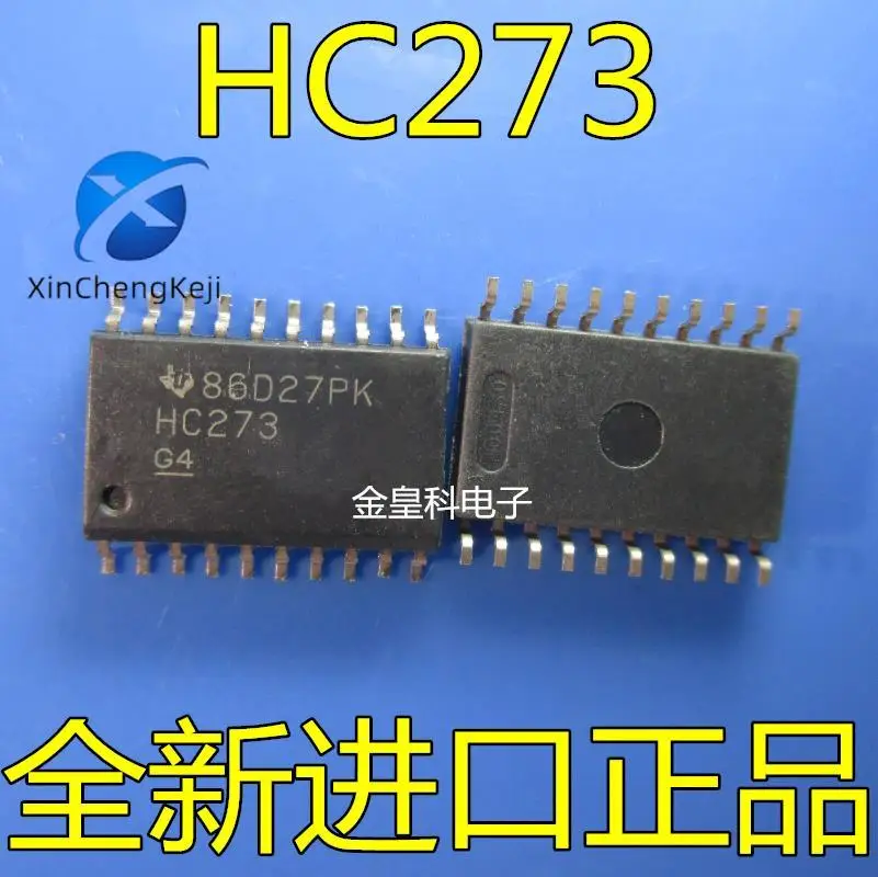 

30 шт. оригинальные новые SN74HC273DWR HC273 SOIC-20 функция нулевой очистки 8-полосная логика триггера класса D