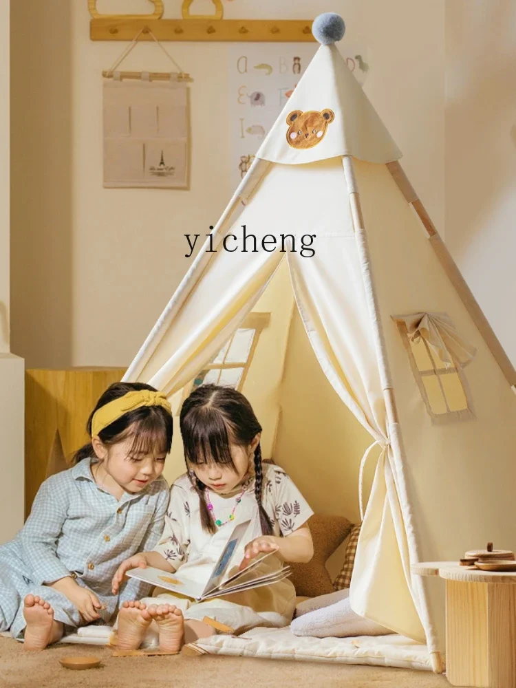 YY Children\'s Tent Indoor Indian Princess Small House Boys and Girls Toys