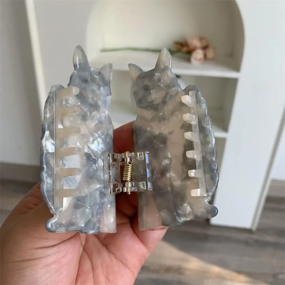 

Уксусная кислота, ацетат, кошачий коготь для волос, мультяшный корейский стиль, зажим для кошачьих когтей, головной убор, аксессуары для волос, зажим для волос в виде акулы для девочек