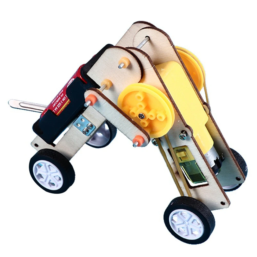 Electronic DIY Worm Crawling Robot Model Movable Assembly Model Toy Children Learning Physics Experiments Supplies