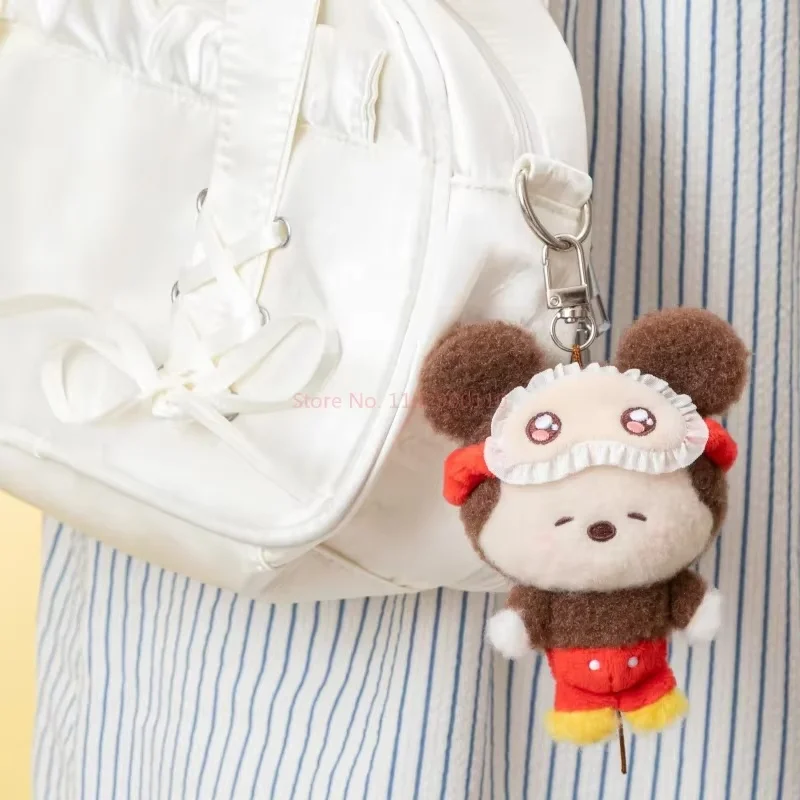 Nieuwe officiële Disney Squinty Eye pyjama serie blinde doos pluche ontwerp knuffel sleutelhanger rugzak hanger vakantiecadeau