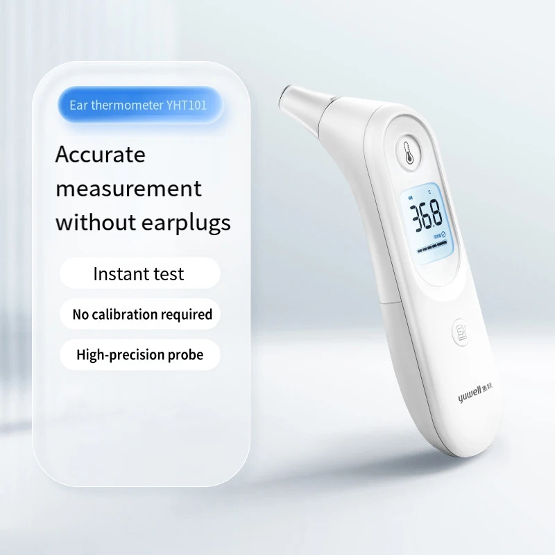 ميزان حرارة الأذن الرقمي للبالغين والأطفال، ميزان حرارة دقيق للحمى بالأشعة تحت الحمراء، قياس درجة الحرارة مئوية فهرنهايت #2