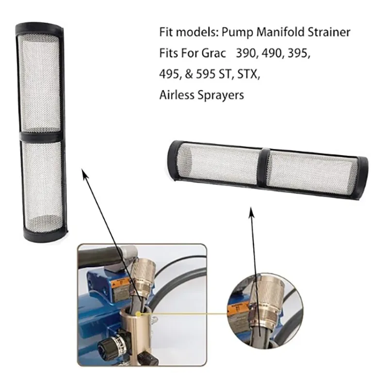 Ensemble de filtres de pulvérisation sans air, filtre à paille, pompe de pulvérisation, noyau intérieur, filtre pour odor, compatible avec les pulvérisateurs 246384, 287032, 390, 490, 3400