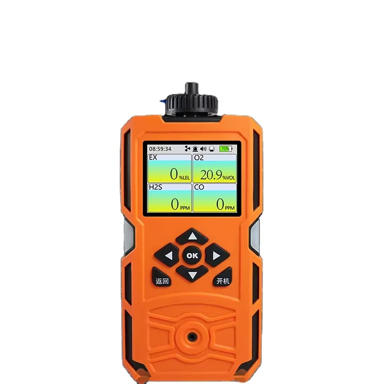 Aikesi   Pump gas leak detector High Accuracy Portable 4 in 1 Gas Detector  Analyzer  Explosive (Combustible) and customized