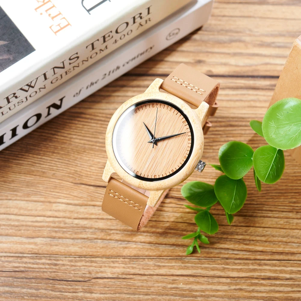 New BOBO BIRD Watch Women relogio masculino Quartz Watches Men Bamboo Wood Couple Wristwatches Gifts Items Drop Shipping