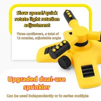 Large Coverage Garden Sprinkler 360 Degree Water Spray Automatic Garden Irrigation System for Lawn Flower Beds