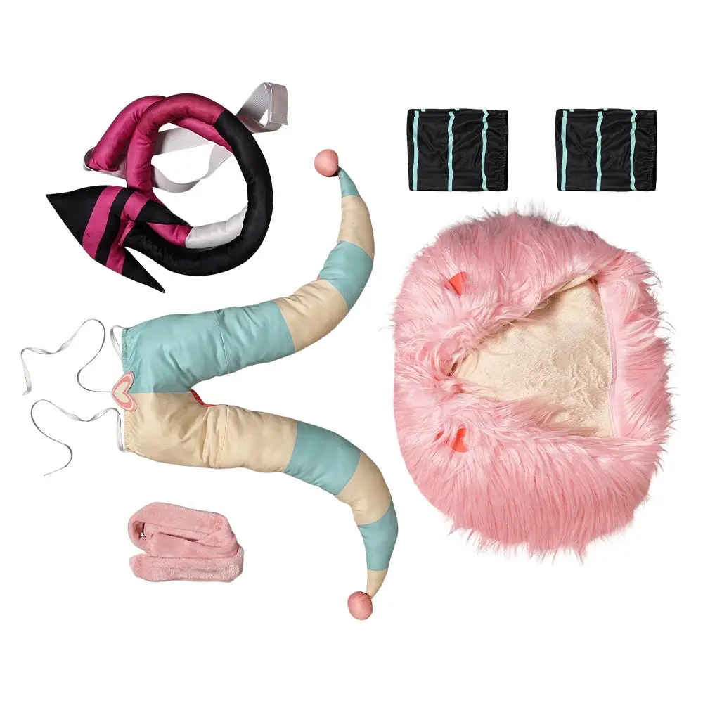 Fizzarolli Helluva Pijama para mulher, fantasia fantasia fantasia, disfarce, roupas, chapéu, roupas Halloween, terno carnaval