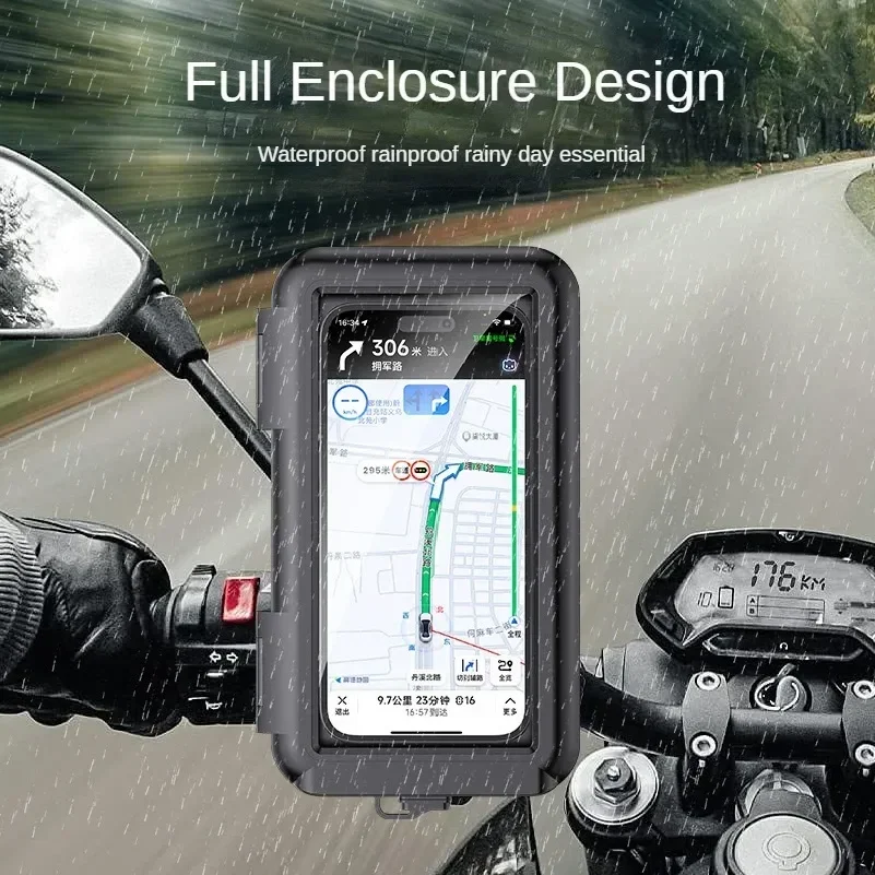Motorcycle Phone Holder Suppor - Phone Mount Handlebar recension och pris