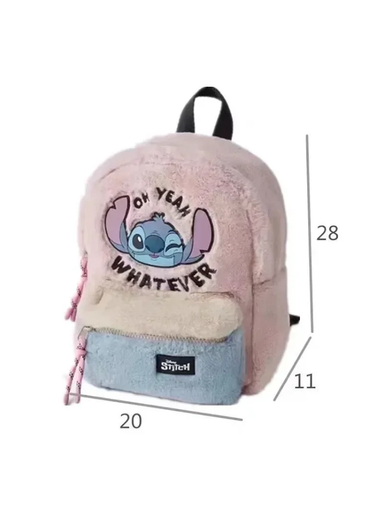 Disney cartoon Stitch New Kids Backpack Mini Schoolbag Girls and Boys Cute Shoulder Bag