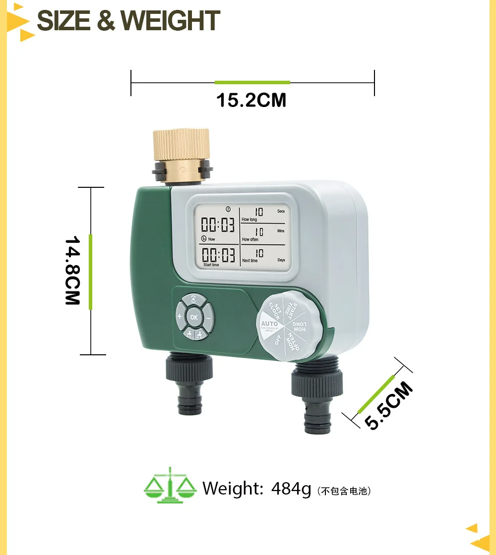 Outdoor Garten Bewässerung Controller Magnetventil Timer Garten automatische Bewässerung und Blumen bewässerung Gerät intelligent