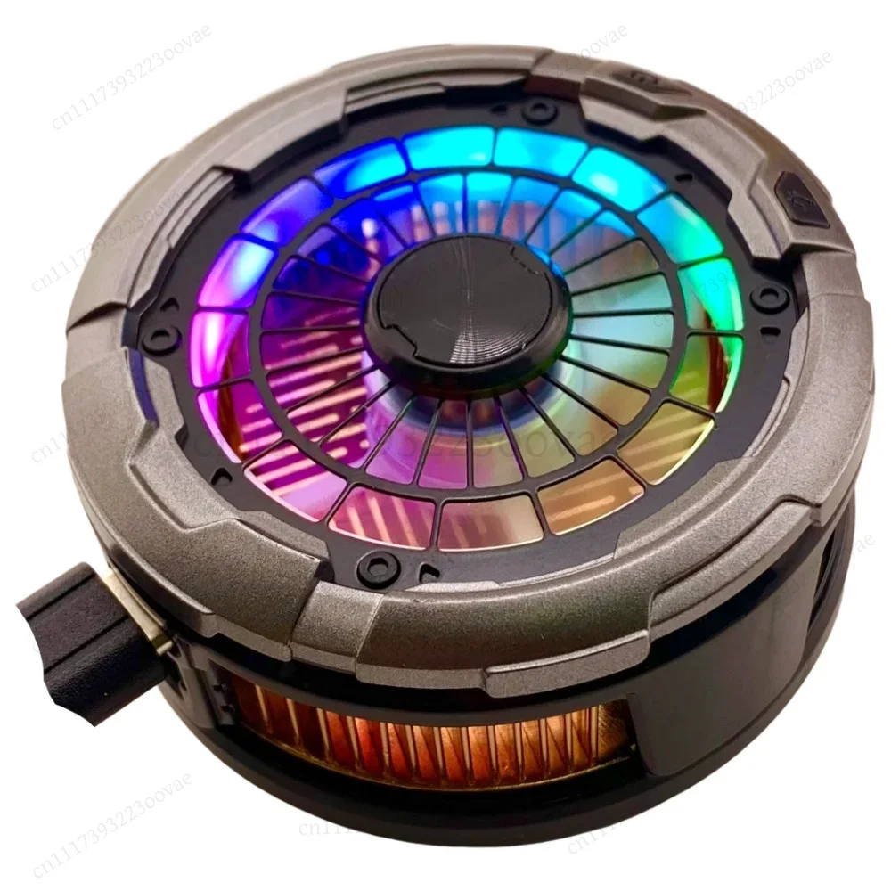 Df CX26 30W Magnetic Semiconductor Phone Cooler AI Temp Control No Condensation RGB Cooling Fan for Gaming, Replacement Parts