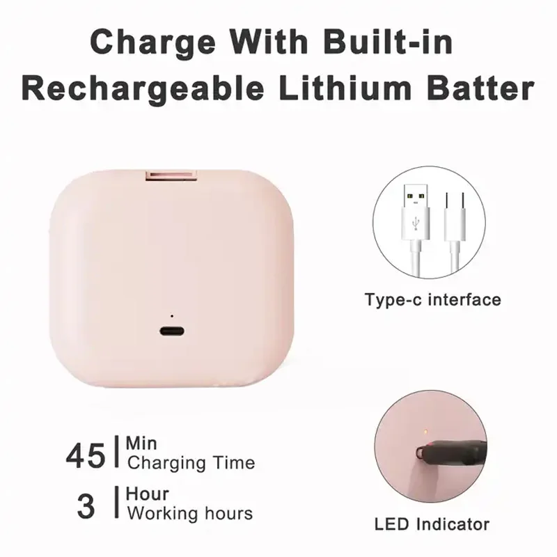 แบบพกพา LED แต่งหน้ากระจกกระเป๋าขนาดกะทัดรัด Travel ความงามกระจกโต๊ะเครื่องแป้งพับ 1 X/2 X ขยายแต่งหน้ากระจกหญิงของขวัญ