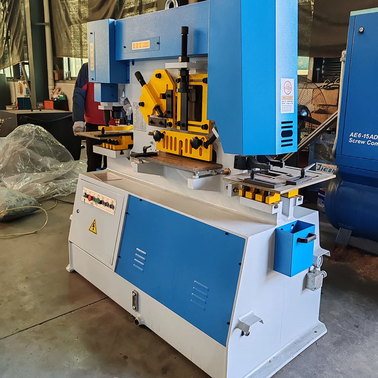 Hydraulic Press and Shears Ironworker Professional New Design Automatic