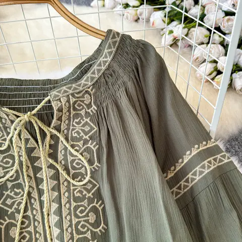 10 best sales बोहेमियन ब्लाउज - №1