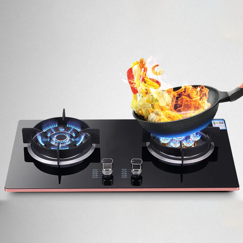 Kompor Gas Portabel Kaca Temper Modern