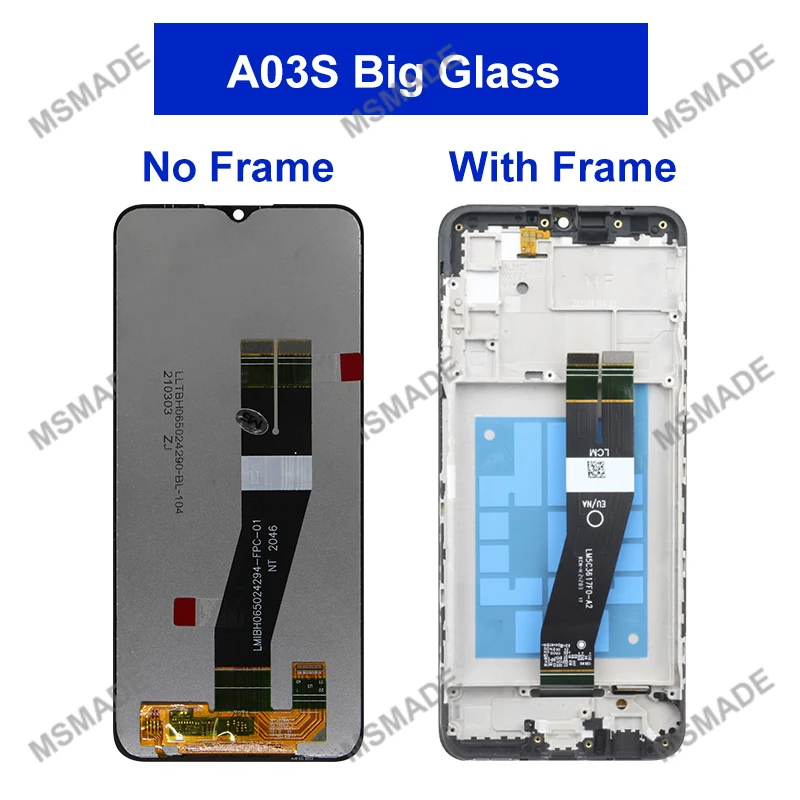 Choice IPS For Samsung Galaxy A03S LCD Display A037F Touch Screen Digitizer For Galaxy A03S Display SM-A037M Replacement Parts