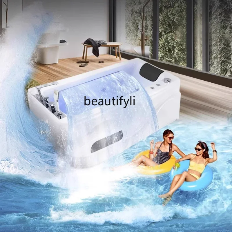 xx1Household Adult Massage Intelligent Constant Temperature Heating Acrylic Japanese Surfing Single Bath