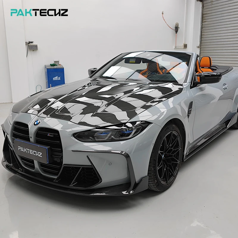 

Paktechz Prepreg Dry Carbon Fiber Parts Body Kit Engine Bonnet Hood for BMW M3 G80 M4 G82 G83
