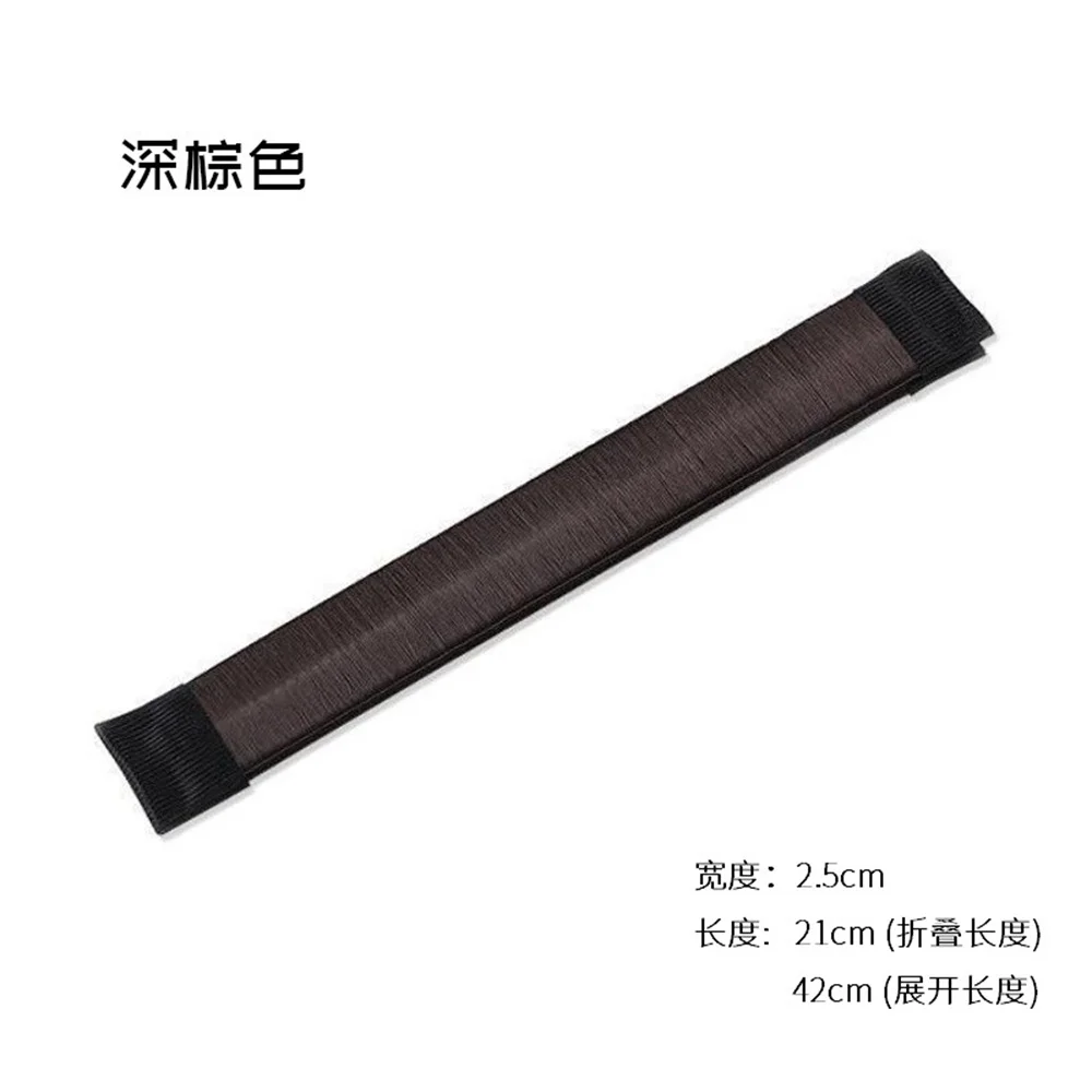 French Braid Hair Tools Styling Diy Magic Bun Maker Hair Braid Accessories Twist Sponge Donut Bun Maker Hairstyle Brown