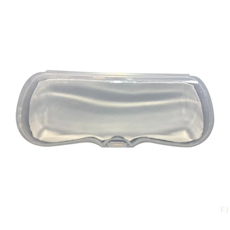 [YU]Portable Clear Plastic Eyeglasses Case Scratch Resistant Storage Box for Kids Children School Eyeglass Protection