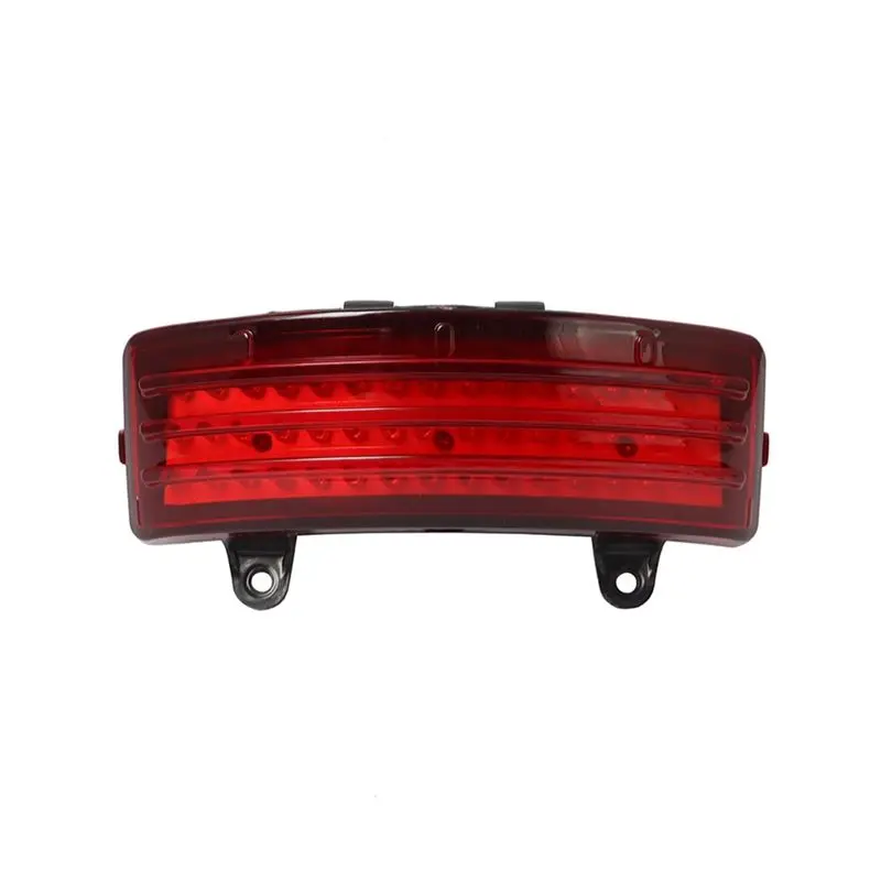 Authentic Motorcycle Rear Fender Tip Light Tri-Bar LED Tail Brake Turn Signal Light For Touring Street Road Glide 2014-20