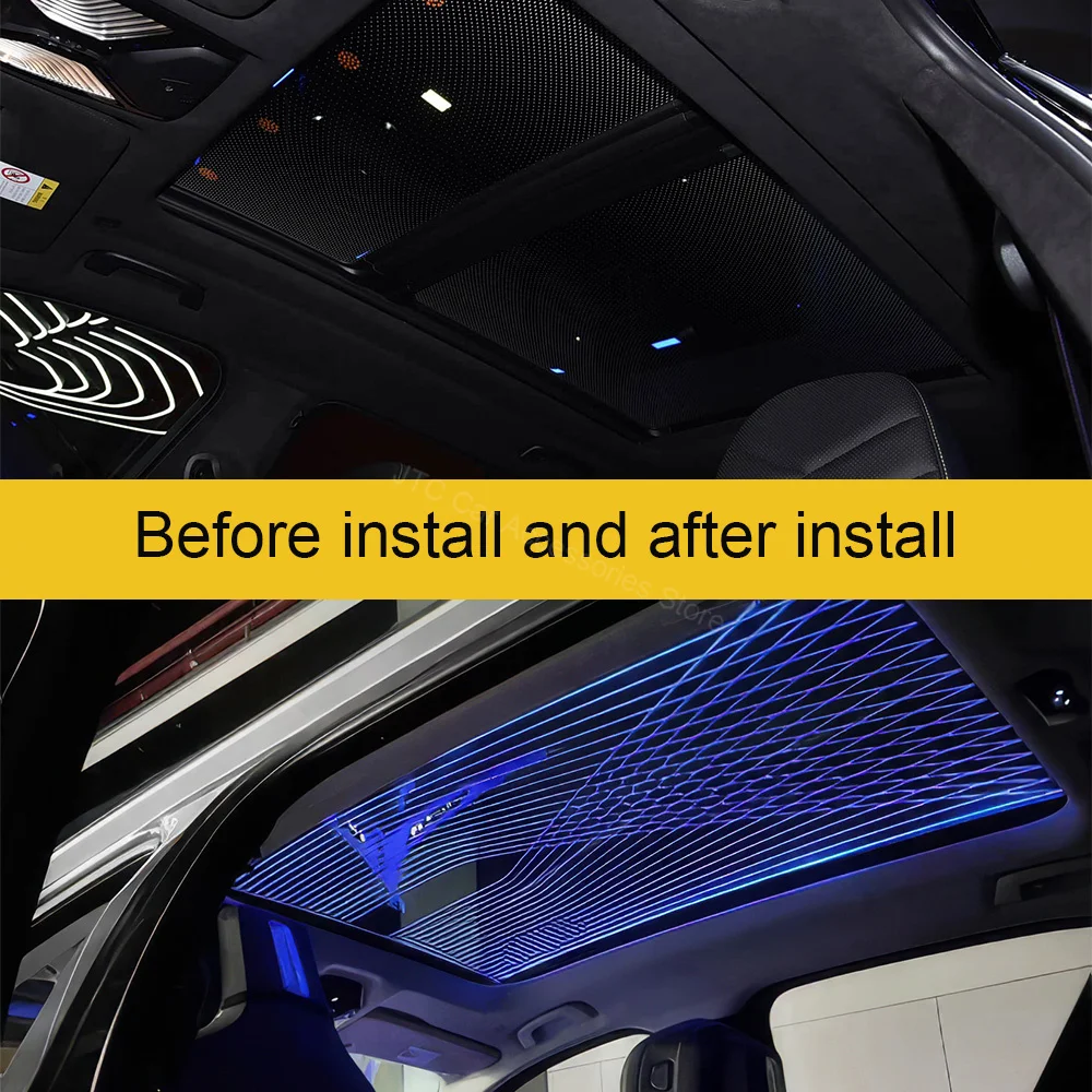 Panoramic Sky Ambient Light For BMW 3 5 7 Series X1 X3 X4 X5 X6 X7 G60 G70, For BMW Roof Window Ambient Lights