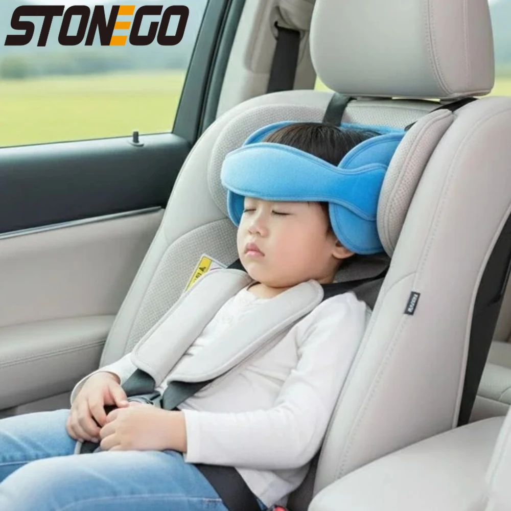 

Cotton Baby Car Seat Head Support Pillow Infant Travel Cushion Sleep Headrest Essential Safety Product
