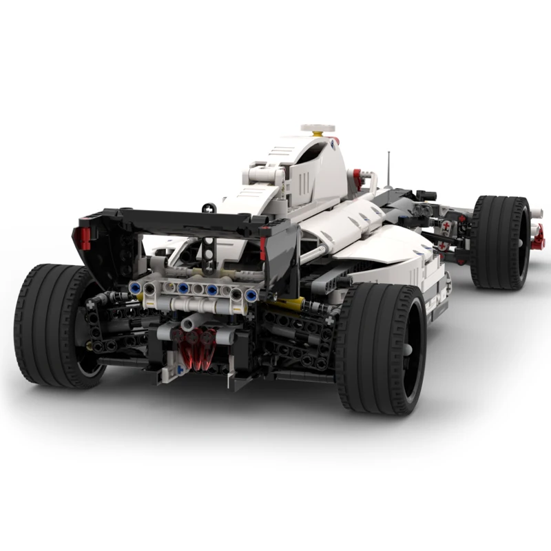 MOC 1236 Elementów Technicznych Formuły 1 Samochód Wyścigowy Klocki Konstrukcyjne DIY Sportowe Mistrzowskie Pojazdy Zestaw Klocków Zabawki Prezenty dla Dzieci