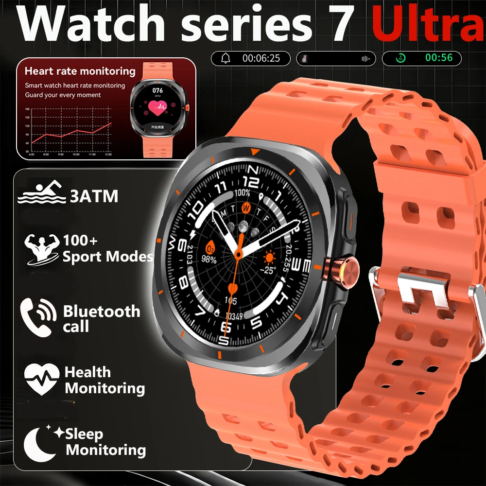 2025 New Men's Smart Watch 1.52-inch HD Large Screen Bluetooth Talk Sports Fitness Smartwatch