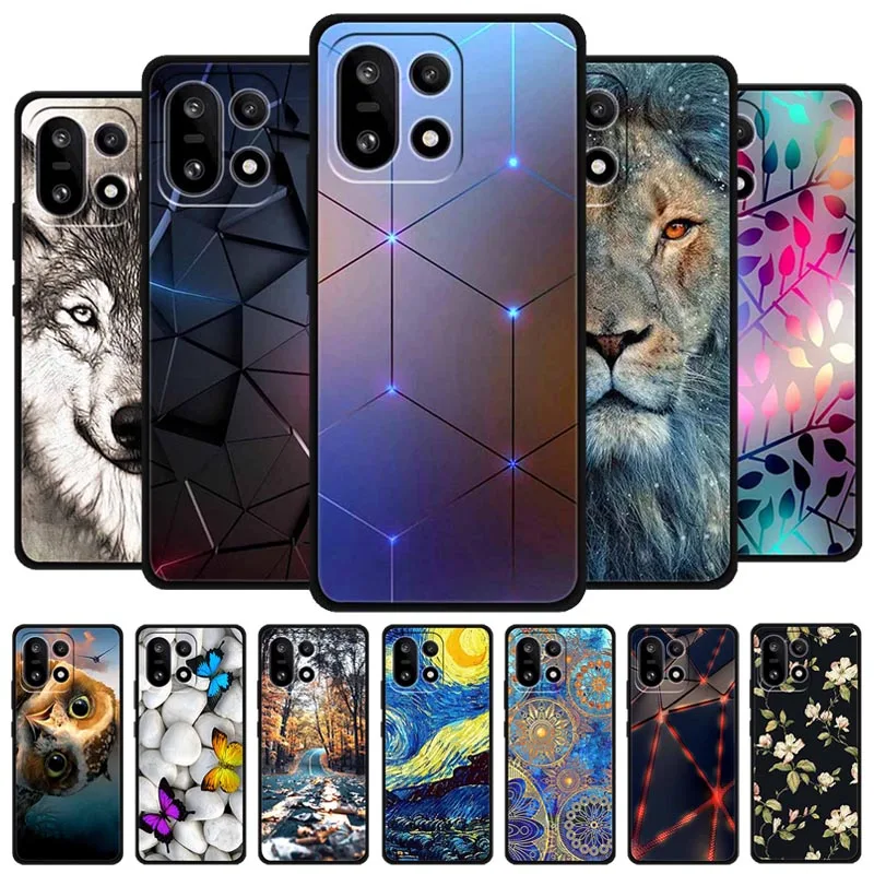 For OnePlus 15 Case 1+ 15 Cartoon Wolf Lion Butterfly Soft Silicone Back Phone Cases for OnePlus 15 Protective Shockproof Shell