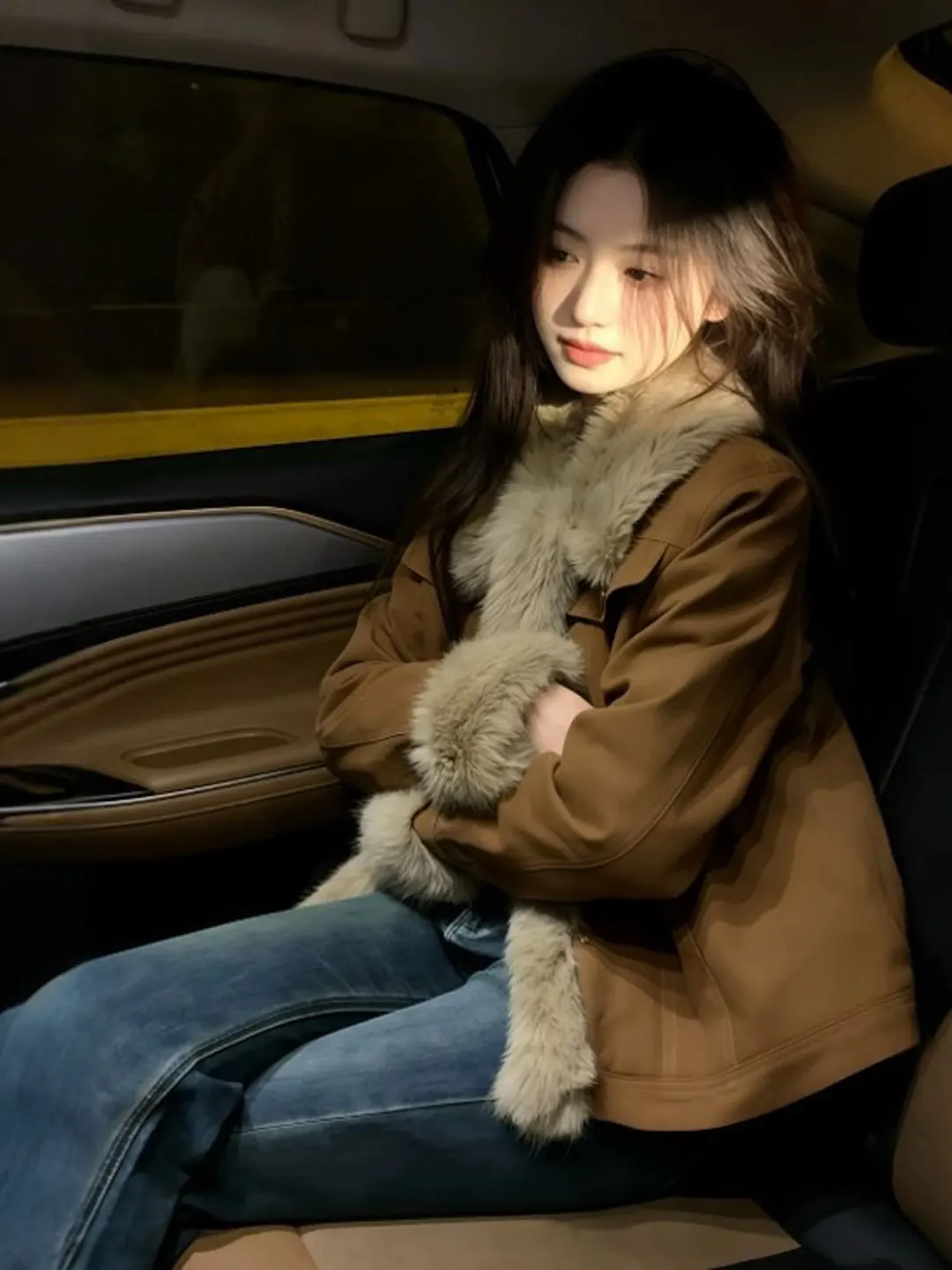 

Ретро-куртка из овечьей шерсти, свободный крой, весна 2026, женская модная верхняя одежда, трендовый топ, размеры на выбор