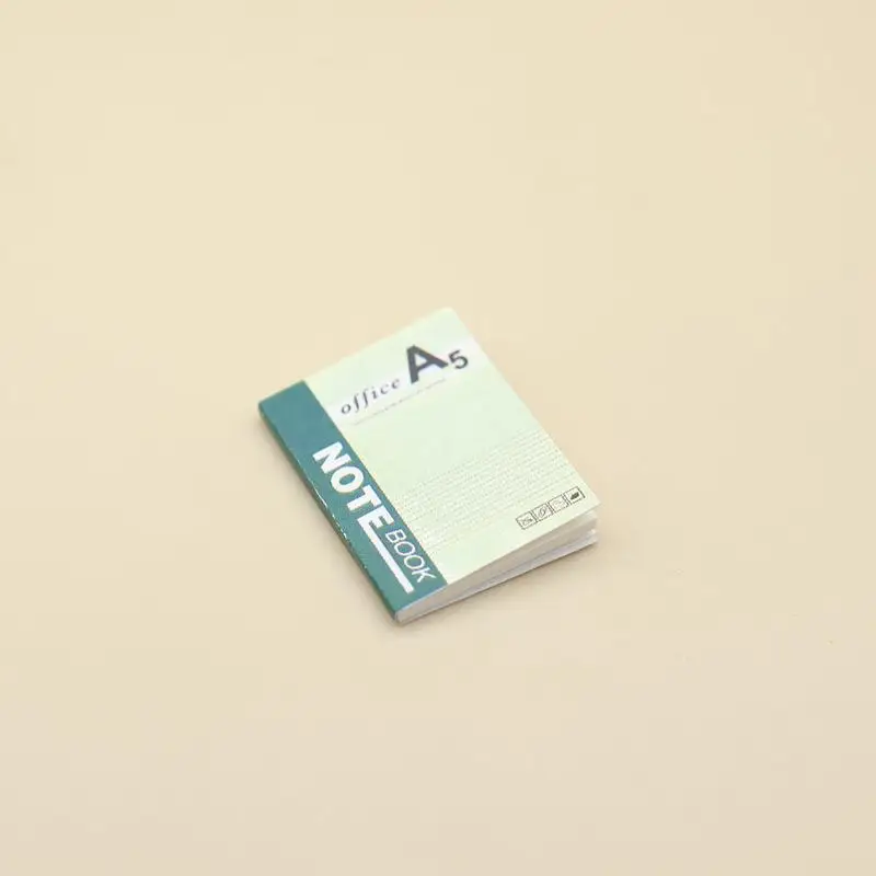 10Pcs Mini Notebook Diary Books 112 Scale Realistic Model for Dollhouse Miniature Office Study Decor Accessory