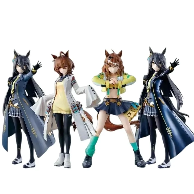 In Stock Bandai Umamusume Pretty Derby Ichiban KUJI Vol.9 Manhattan Cafe Agnes Tachyon Jungle Pocket Anime Figure Model Toy Gift