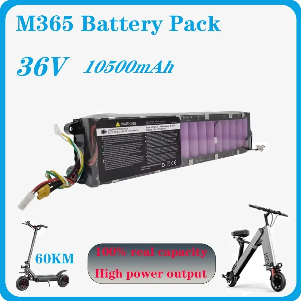 For -Xiaomi M365 Battery Pack 36V 10500mah M365 Electric Scooter Battery 18650 Lithium Rechargeable Cells with Bluetooth BMS New