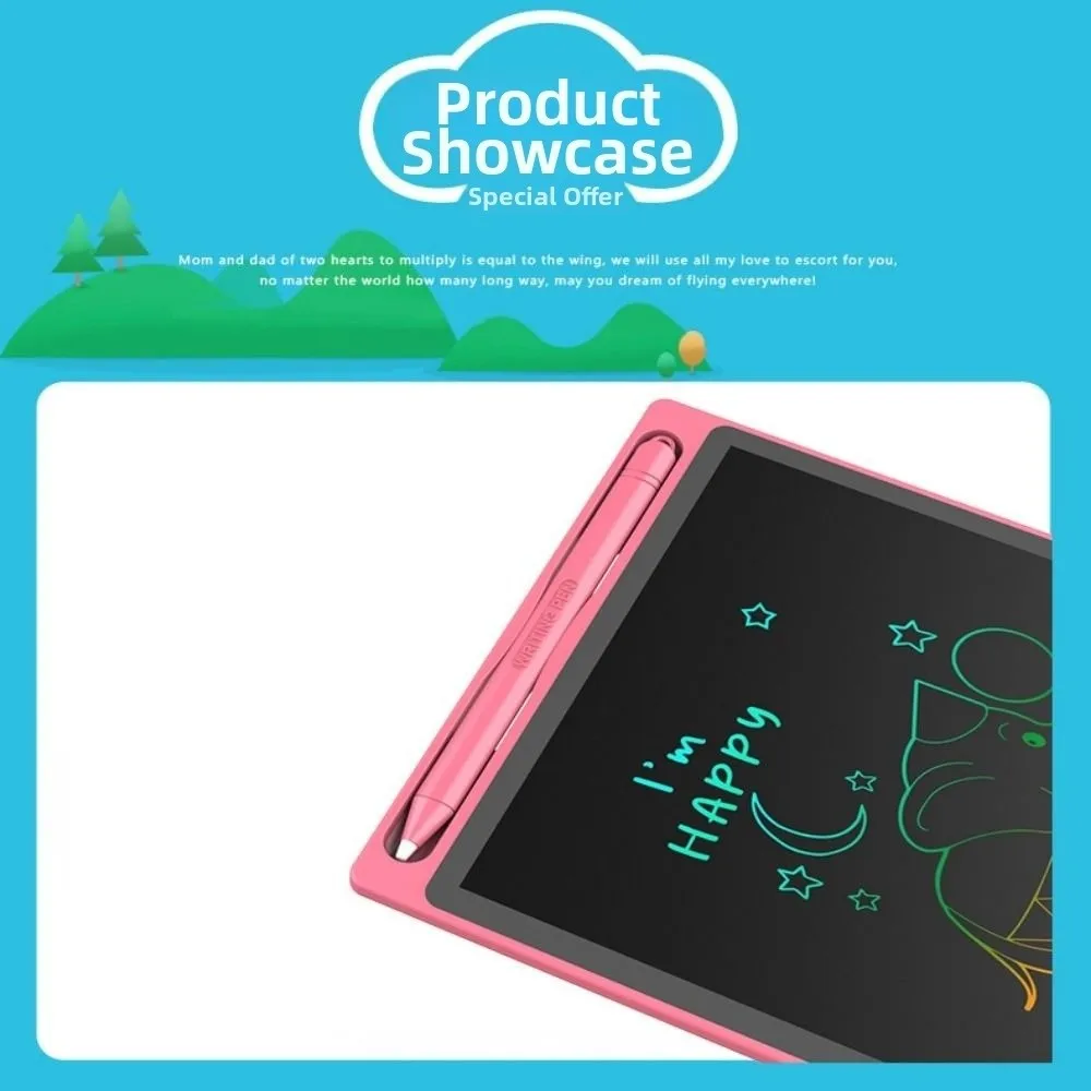 High Quality 8.5in LCD Drawing Board Plastic Multicolors Art Painting Tool Kids Toys Brain Game Child's Gift