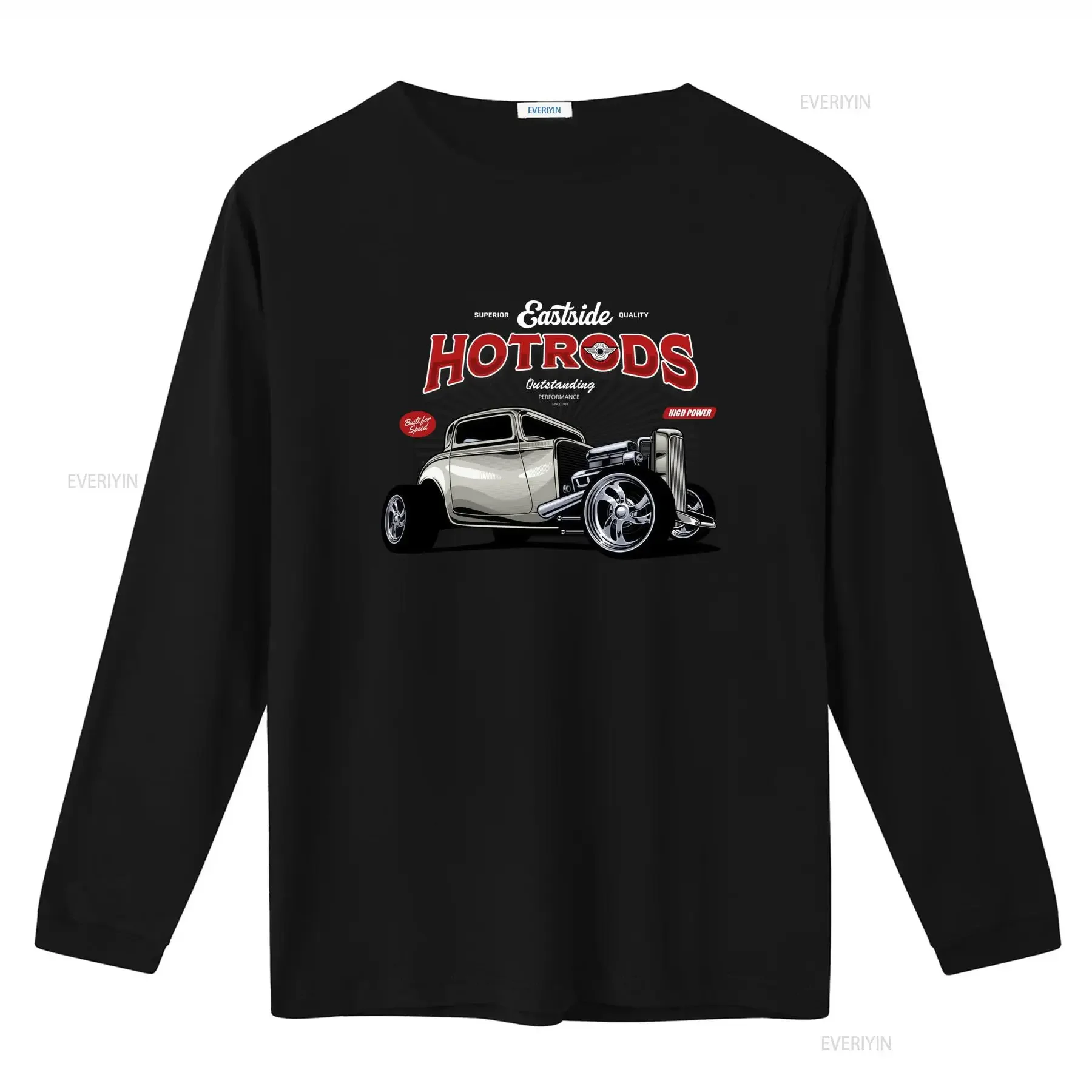 Hot Rods T Shirt Retro Classic Vintage Design Superior Quality High Power Performance vintage Washed Soft streetwear graphic