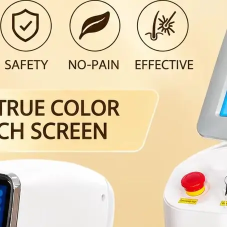 7000W Portable FAC 16Bars Pre-burn Diode Laser Hair Removal Machine 6 Wavelengths  Ice Cooling 3 Magnetic Heads Salon Epilator