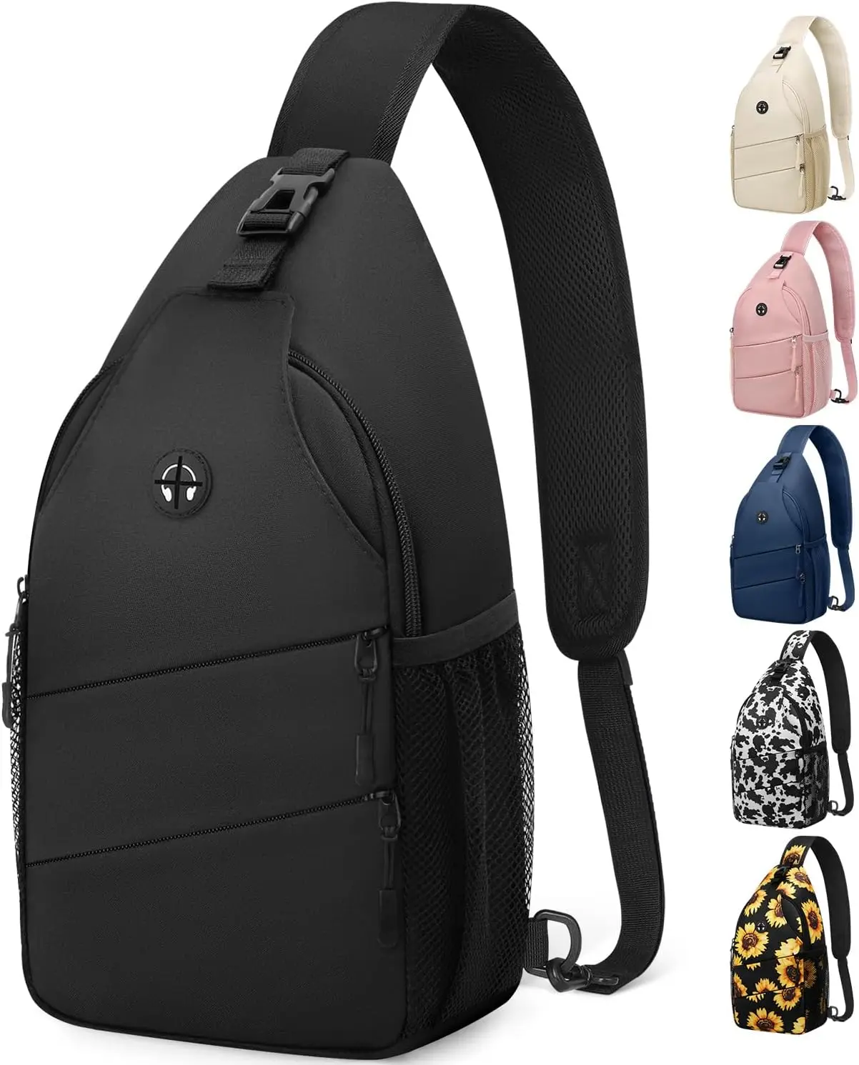 

Crossbody Bags for Women Men Trendy Sling Bag Backpack Casual Chest Bag with Adjustable Shoulder Strap