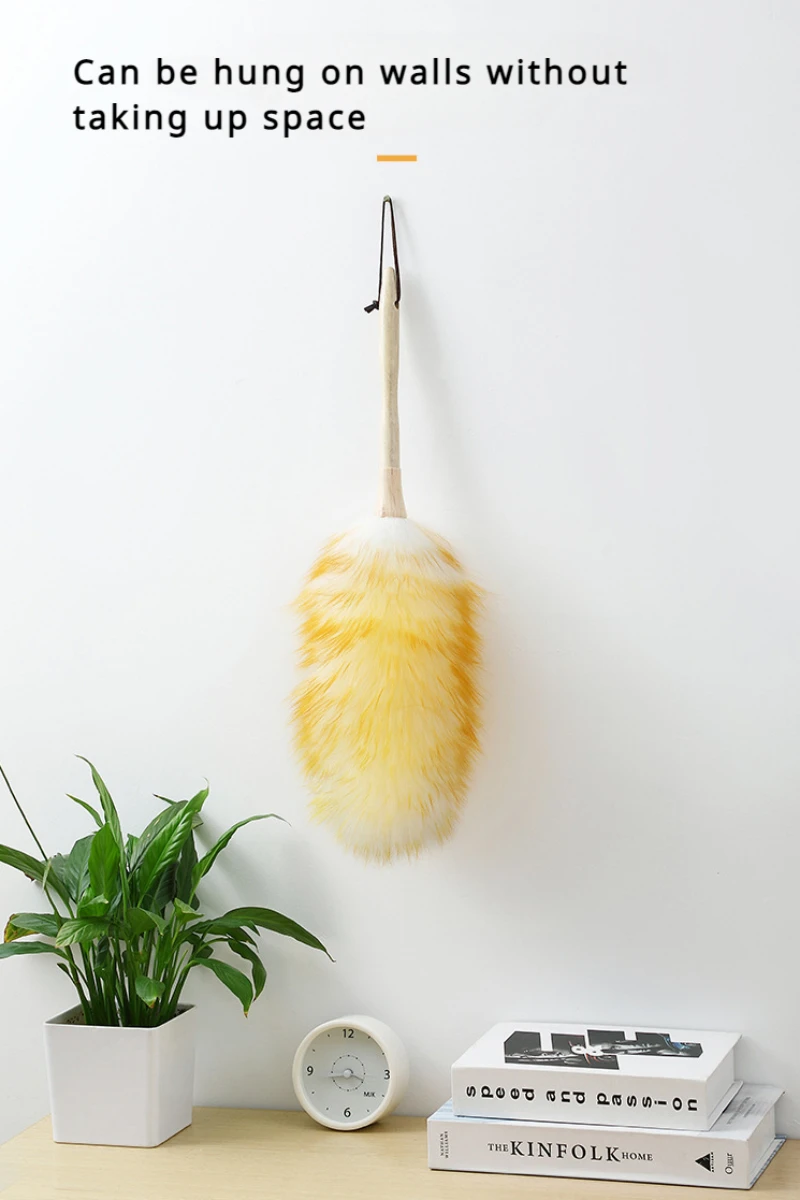 Scalable Wool Duster Household Cleaning Dust Duster Brush Car Cleaning Sweeping Dust Home Use Washable Clean Houseware Tools