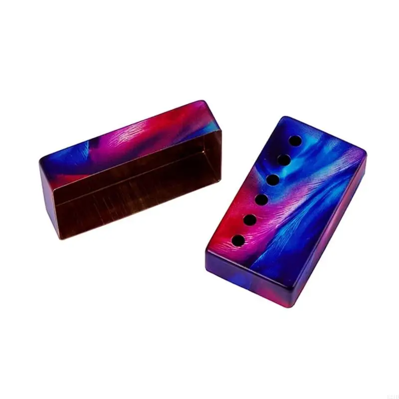 

Blue Red Color Humbucker Pickup Cover Replacement Electric Guitar Humbucker Pickup Covers Easy to Installation
