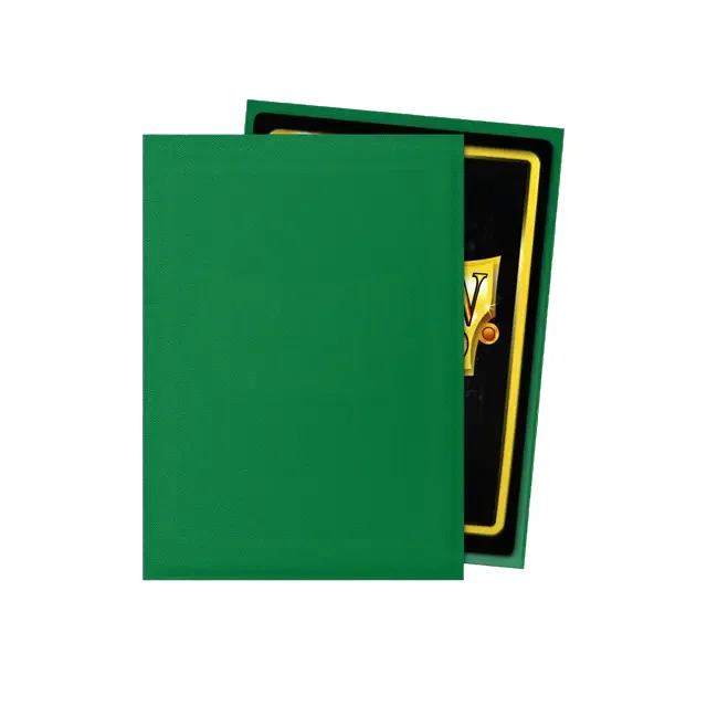 100ct Standard Size Matte Dragon Shield Green Card Sleeves Game For FAB/MTG/DIGIMO/PKM Protector