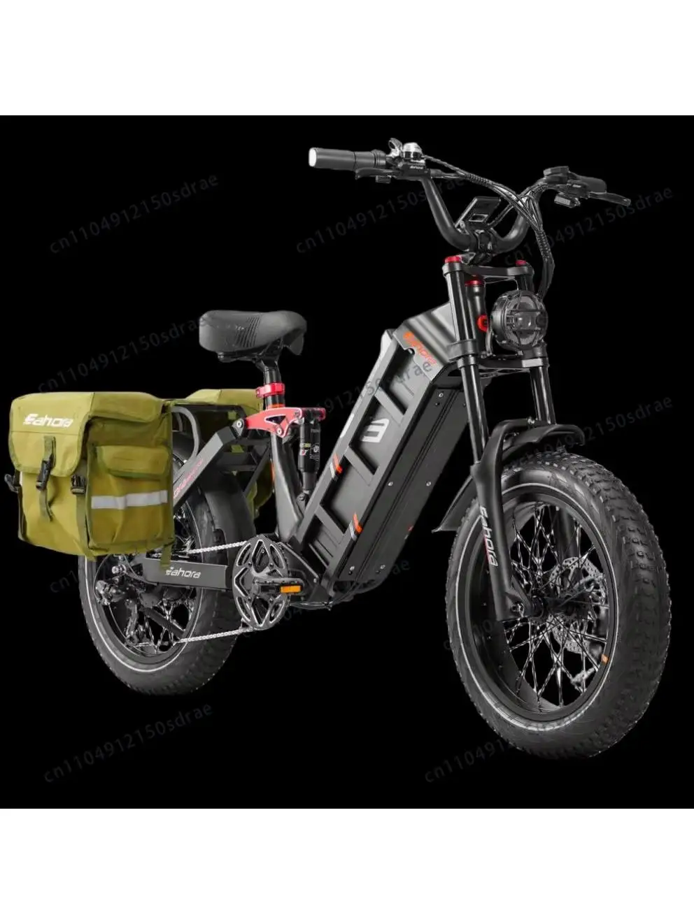 AliExpress NONE Fast sales Juliet Romeo Pro II Eahora 3000 Motor Power 2*120N-m Ebike 52v 60ah Large Battery Adults Fat Tire Electric Bicycle