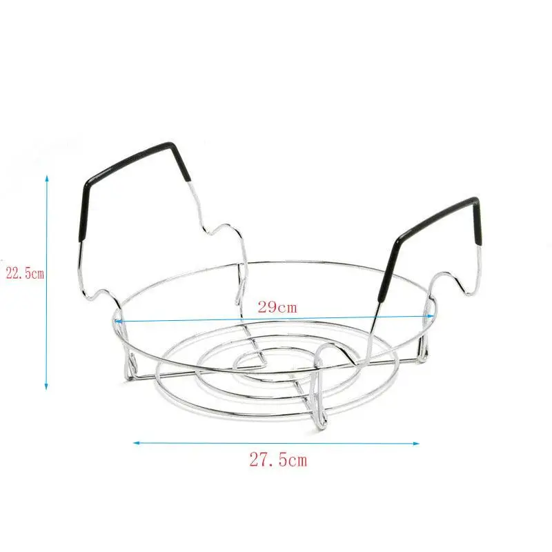 Silver Stainless Steel Canning Rack Household Canning Rack Stable High Quality Seasoning Bottle Holder Storage Rack With Handle